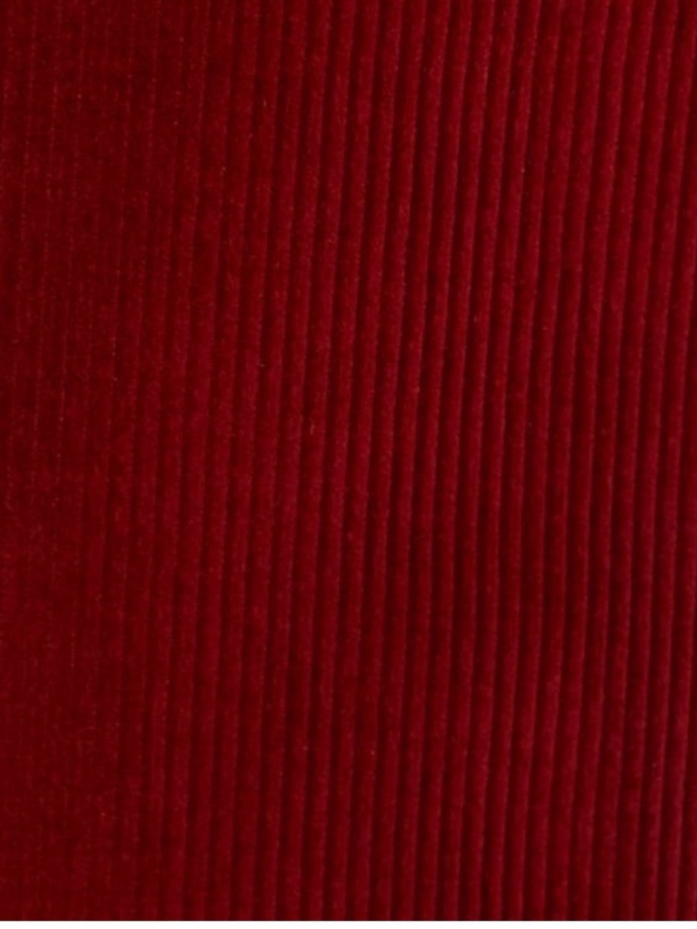 ANTHROPOLOGIE by Helene Berman: Deep Red Long Corduroy Coat-LIKE NEW - Picture 15 of 16